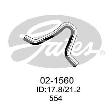 Gates Moulded Heater Hose 02-1560
