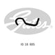 Gates Moulded Heater Hose 02-1529