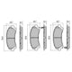 RDA REAR BRAKE PADS PHANTOM CERAMIC RDC2033