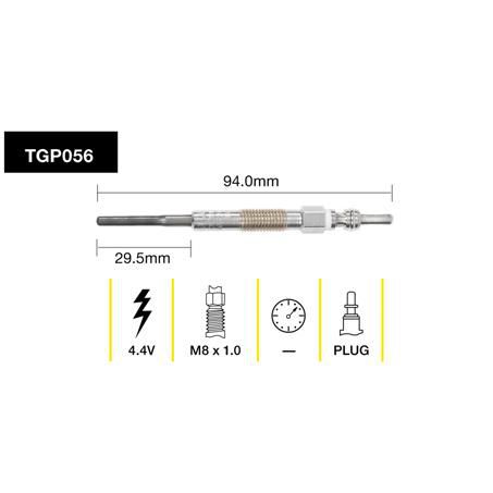 TRIDON GLOW PLUG 4.4V TGP056