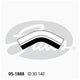 Gates Radiator Hose Upper 05-1888