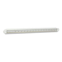 LED AUTO LAMPS 12V Reverse Strip Lamp 18 Sqaure LEDs Recessed Mount With 40cm Hardwi