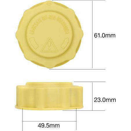 Tridon Radiator Cap 18 Psi - 125 kPa Plastic Screw On TRS25