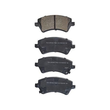 RDA BRAKES RDA GP Max General Purpose Low Metallic Brake Pad Set RDB1981