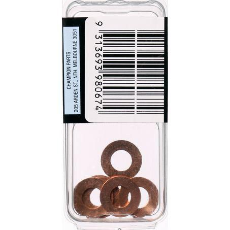 CHAMPION AUTO PARTS Champion Copper Washers 1/4in. x 9/16in. x 20G BH067