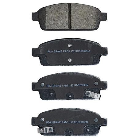 RDA GP MAX LOW METALLIC BRAKE PAD SET CHEVROLET HOLDEN RDB2069
