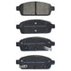 RDA GP MAX LOW METALLIC BRAKE PAD SET CHEVROLET HOLDEN RDB2069