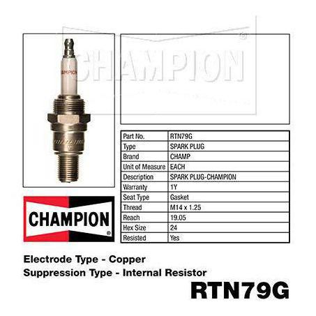 Champion Industrial Spark Plug RTN79G