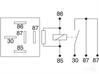 OEX Mini Relay 24V Normally Open 20A - Resistor Protected