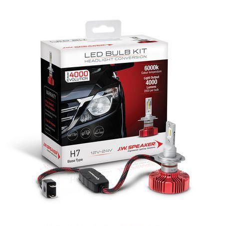 JW SPEAKER LED H7 Globe Kit 12/24V - 2 Pce 990007