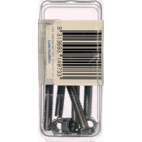 CHAMPION AUTO PARTS Champion Stainless Steel Screw & Nut Pack 6 x 40 CSP43