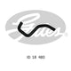 Gates Moulded Heater Hose 02-1132