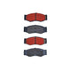 RDA GP MAX LOW METALLIC BRAKE PAD SET NISSAN PEUGEOT VOLKSWAGEN RDB340SM