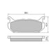 RDA PHANTOM CERAMIC BRAKE PAD SET FORD MAZDA RDC1254