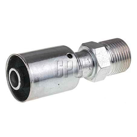 OEX Steel Fitting # 10 MIOR - Beadlock #10 Straight