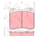 TRW Brake Pad Set (DB1284)