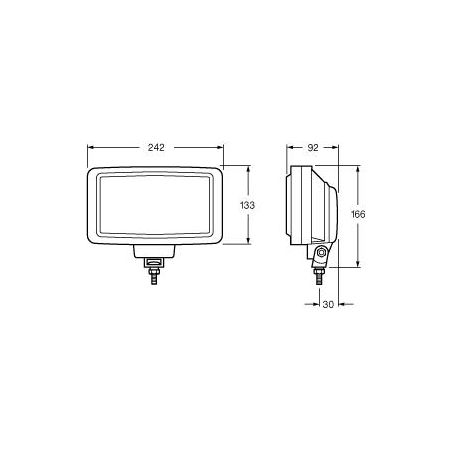 Hella Interior Light Incandescent 12V Surface Mount 1311