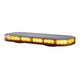 LED Autolamps 12/24V Amber Emergency Mini Light Bar Clear Lens With Amber LEDs 18 Selectable Flash Patterns Magnetic Mount LB380ACMM