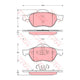 TRW Brake Pad Set