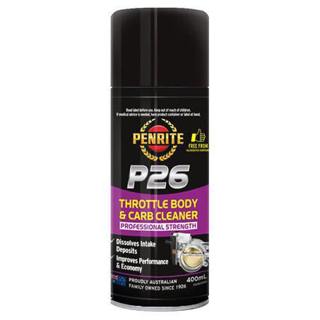 Penrite P26 Throttle Body and Carb Cleaner 400g