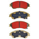 RDA BRAKES RDA GP Max General Purpose Low Metallic Brake Pad Set RDB2393
