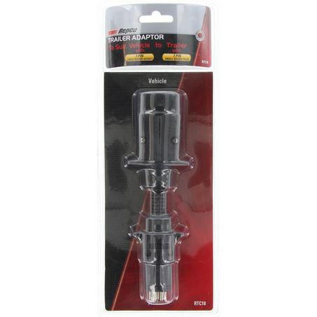 REPCO Trailer Adaptor 7 Pin Large Round - 7 Pin Small Round