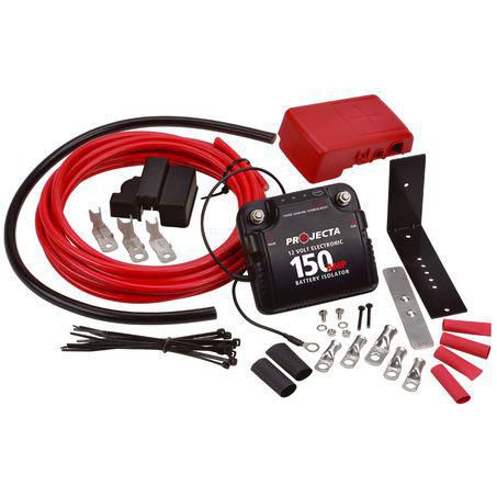 PROJECTA Dual Battery Electronic Isolator Kit 12V 100A