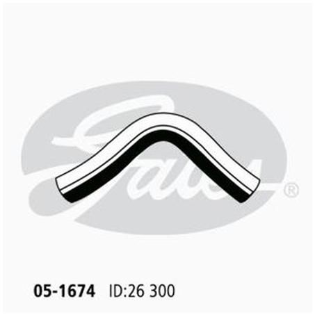 Gates Radiator Hose Upper 05-1674