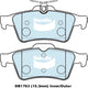 D/PAD CPLUS RR MAZ 3 04> SAAB FORD FOCUS 07> HOL VECT VOL - DB1763CP