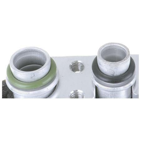 OEX Evaporator Core Plate and Fin Inlet Fitting Pad Outlet Fitting Pad EVX056