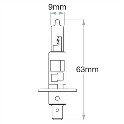 Narva H1 P14.5s Globe 24V 55W