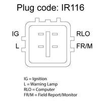 OEX ALTERNATOR 12V 160A DENSO STYLE DXA4034