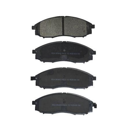 RDA GP MAX LOW METALLIC BRAKE PAD SET NISSAN DATSUN NAVARA RDB1439