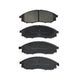 RDA GP MAX LOW METALLIC BRAKE PAD SET NISSAN DATSUN NAVARA RDB1439