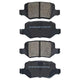 RDA REAR BRAKE PAD SET MERCEDES-BENZ RDB2130