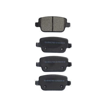 RDA GP MAX LOW METALLIC BRAKE PAD SET FORD LAND ROVER VOLVO RDB2039