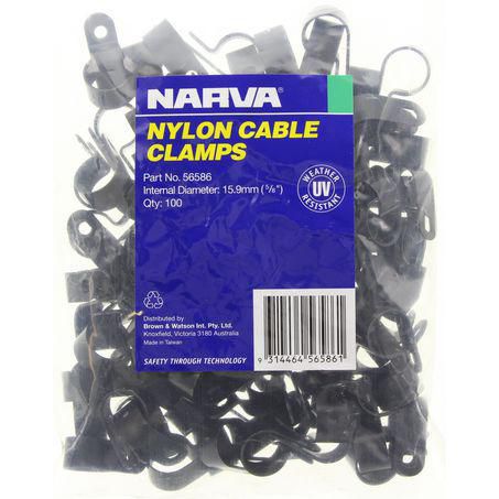 Narva P CLIP 15.9MM PLASTIC 100PCE
