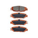 RDA BRAKES RDA GP Max General Purpose Low Metallic Brake Pad Set RDB1420
