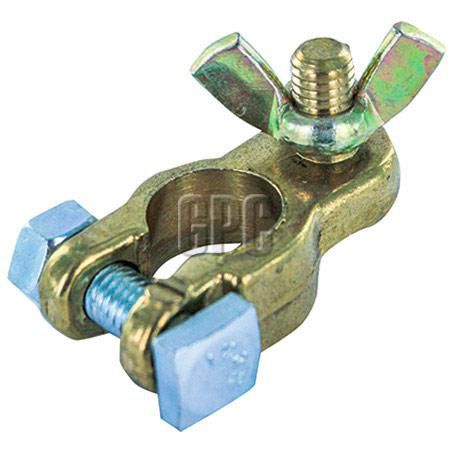 Icon Battery Terminal Marine Steel Wing Nut Clamp Type M8 Negative 1 Piece BT6S-8NEG