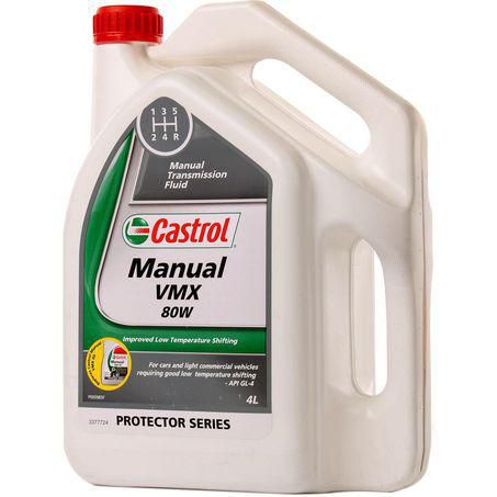 CASTROL VMX MANUAL TRANSMISSION FLUID 80W 4L 3377724