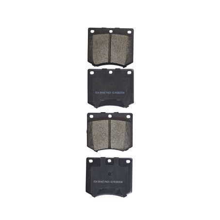 RDA GP MAX LOW METALLIC BRAKE PAD SET AUSTIN FORD HOLDEN HYUNDAI RDB625