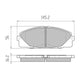 Front Brake Pads Suitable Toyota Hiace 141931