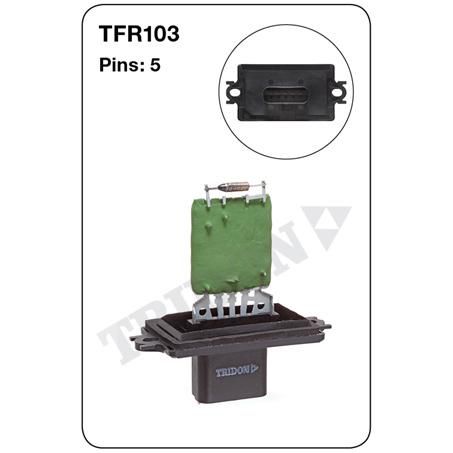 Tridon Heater Fan Resistor TFR103