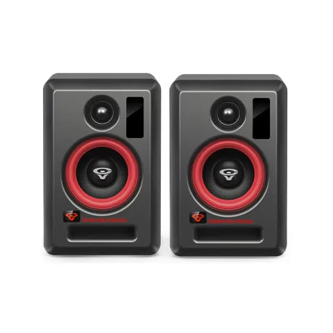 CERWIN VEGA HOME & STUDIO 4" TWO-WAY SKAA WIRELESS MONITOR PAIR â€“ HUB & SATELLITE