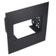 Universal Black Double DIN Dash Trim Plate | Blank Radio Bezel for Custom Installations