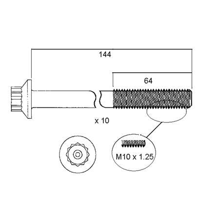 PERMASEAL Cylinder Head Bolt Set