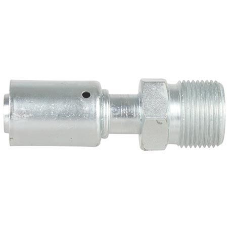 Atco Steel Fitting # 12 MIOR - Reduced Beadlock #12 Straight SRX1804