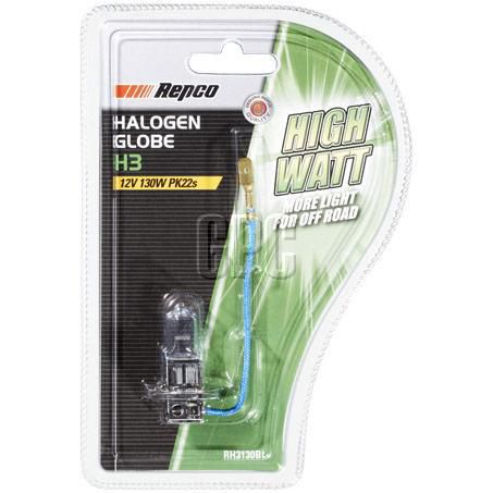 Repco H3 Globe 12V 130W Pk22S Bl RH3130BL