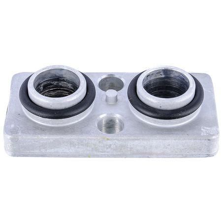 Denso Air Conditioning Evaporator Core Inlet Pad Outlet Pad EVX758