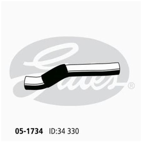 Gates Radiator Hose Upper 05-1734